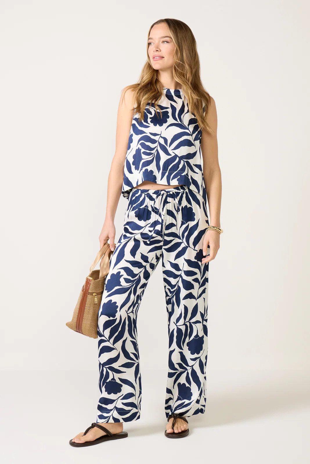 Drawcord Flowy Pant | Evereve