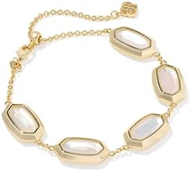 Kendra Scott Elaina Bezel Delicate Chain Bracelet, Fashion Jewelry for Women | Amazon (US)
