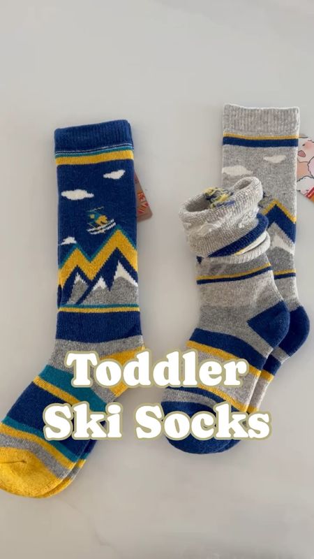 2-pack Toddler ski socks ⛷️🧦 pretty sure I ordered the small for Logan 

Amazon kids find, kids winter socks 

#LTKkids #LTKSeasonal #LTKfindsunder50