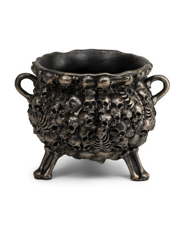8.75x8.5 Skulls Decorative Vat | TJ Maxx