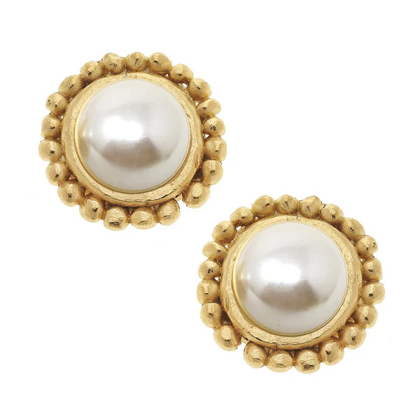 Dotted Pearl Studs | Susan Shaw