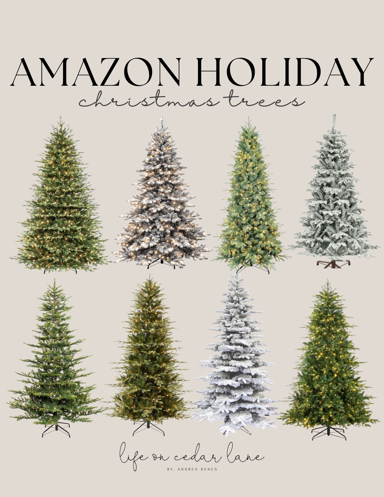 The perfect holiday look is just a click away! Check out my top Amazon picks for a festive season. #christmastrees