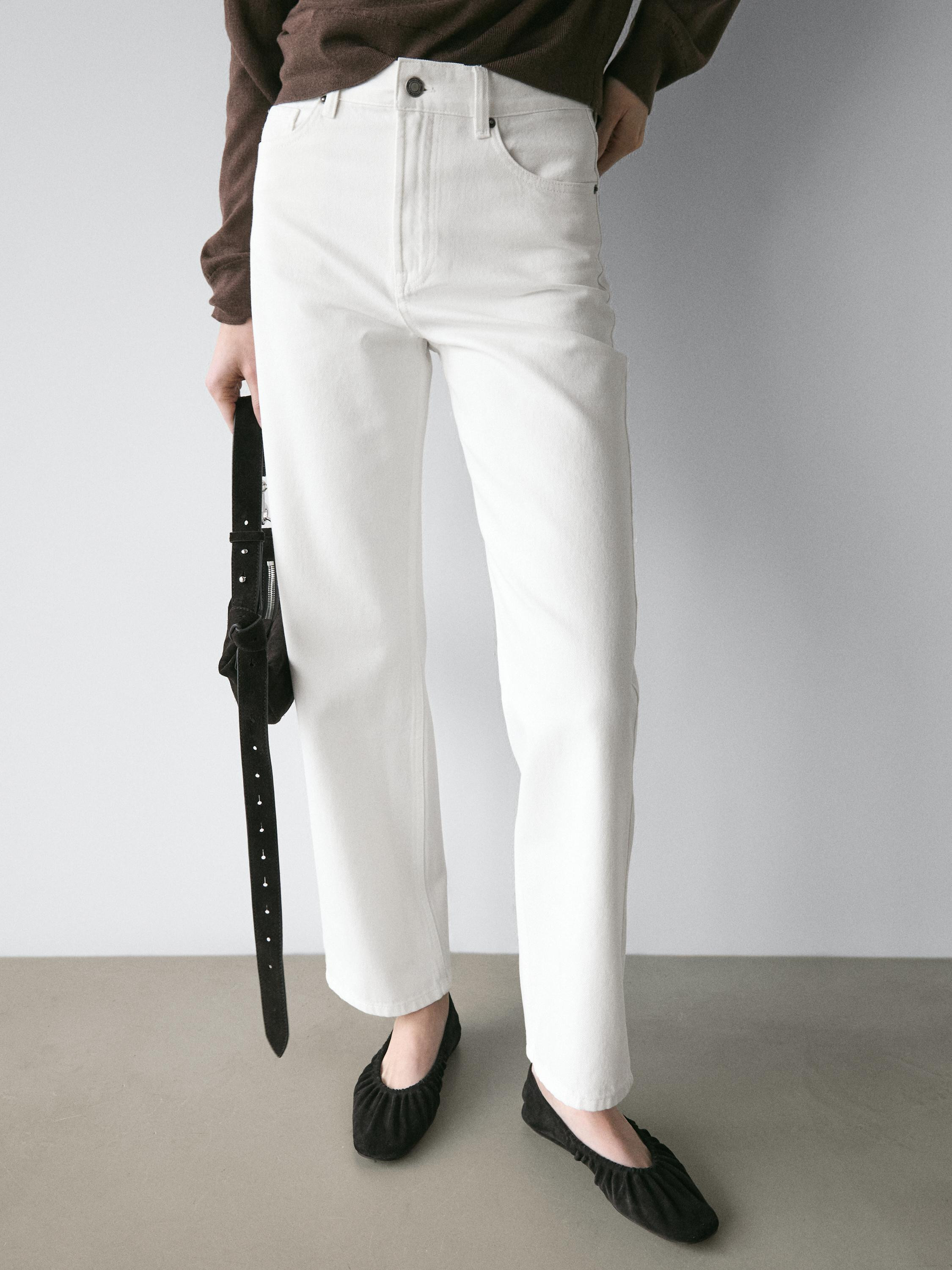 Straight-leg jeans | Massimo Dutti UK