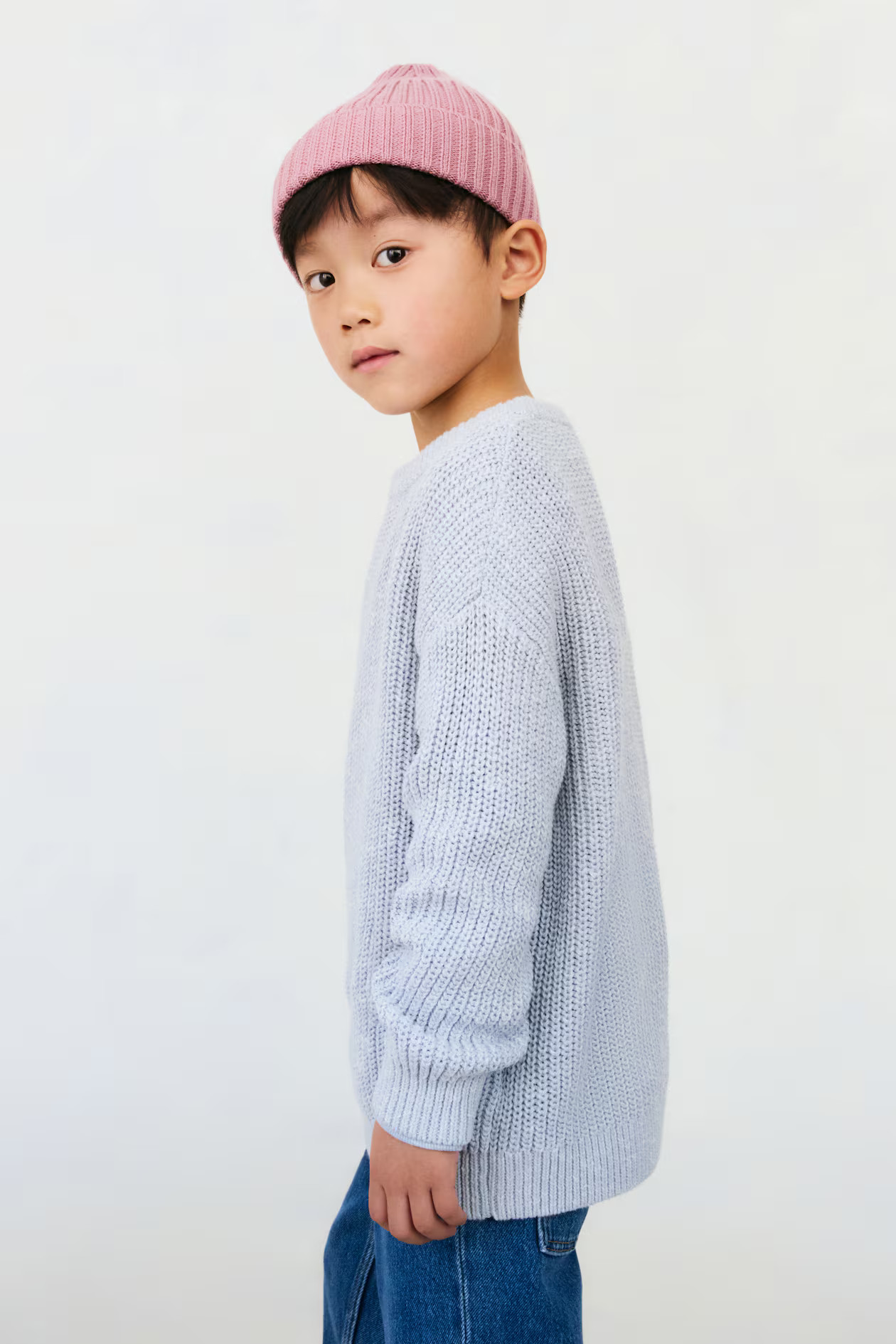Patent-Knit Cotton Sweater | H&M (US + CA)