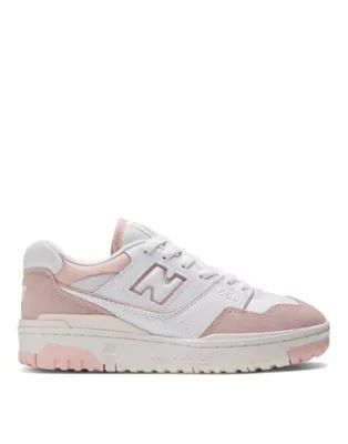 New Balance 550 sneakers in pink and white | ASOS (Global)