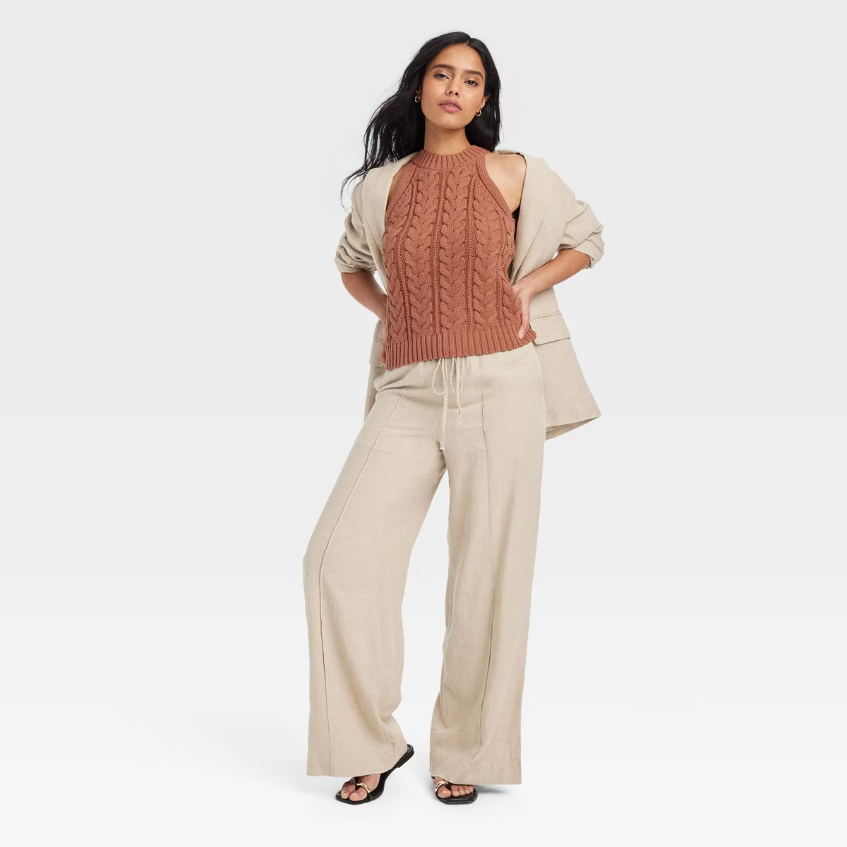 Women's Halter Neck Pullover Sweater - A New Day™ | Target