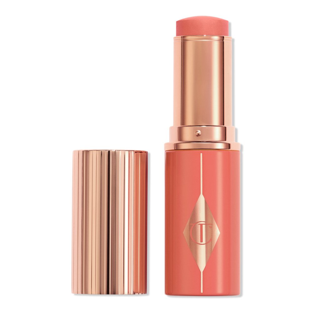 Charlotte Tilbury Unreal Lip + Cheek Glow Blush Stick - Peachy Glow | Ulta