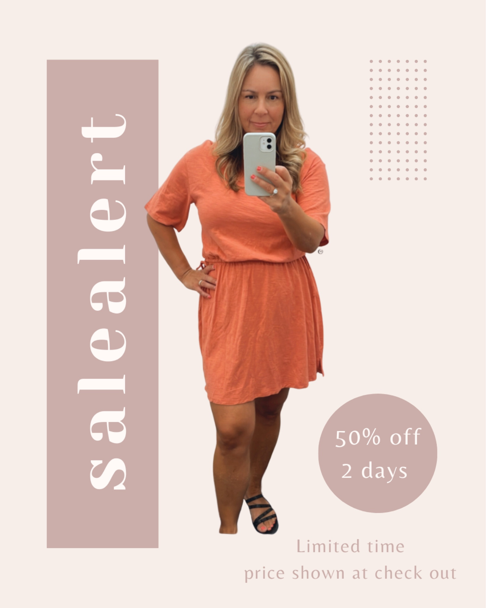 Dress is 50% off for 2 days only! I’m wearing a medium and they don’t have this color anymore







Midsize fashion, Old Navy, mom style, casual dress, spring dress #ltkfind #ltkcurves

#LTKSeasonal #LTKunder50 #LTKsalealert