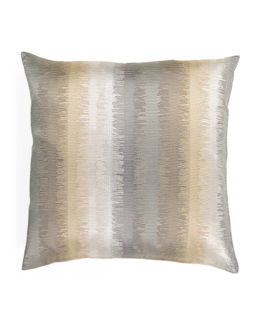 20x20 Static Metallic Pillow | TJ Maxx