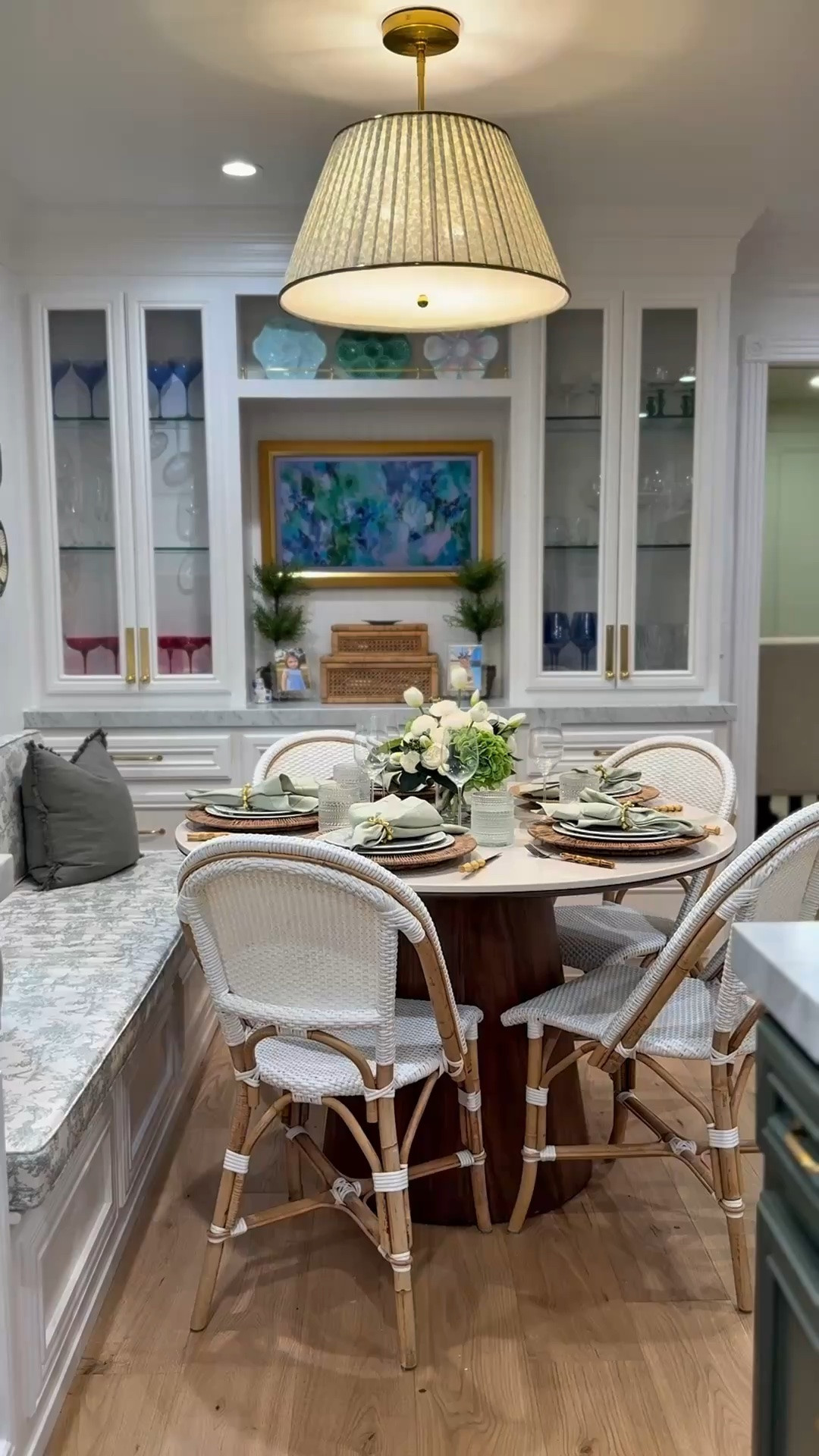 Styling my breakfast room with me ✨

I absolutely love my new Thorsten 47” Dining Table from @hernest_official. It’s classic, brings so much warmth to the space, and the walnut finish is even prettier in person. And it’s on SALE now! 
Bonus: it’s super easy to clean 🙌🏻

There’s just something about layering textures, greenery, and warm wood tones that makes a breakfast room feel inviting and lived in. ☕️🍃

Paint color: Snowbound

#breakfastroom #traditionalhome #interiordesign #diningroomdecor #nancymeyers

#LTKdayinmylife #LTKHome #LTKSaleAlert