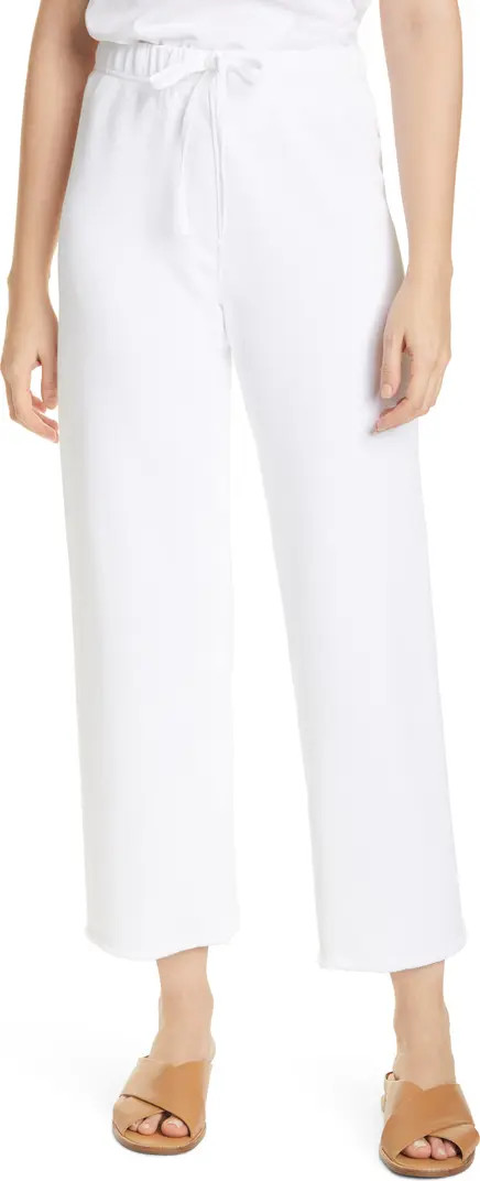 Catherine Crop Wide Leg Sweatpants | Nordstrom