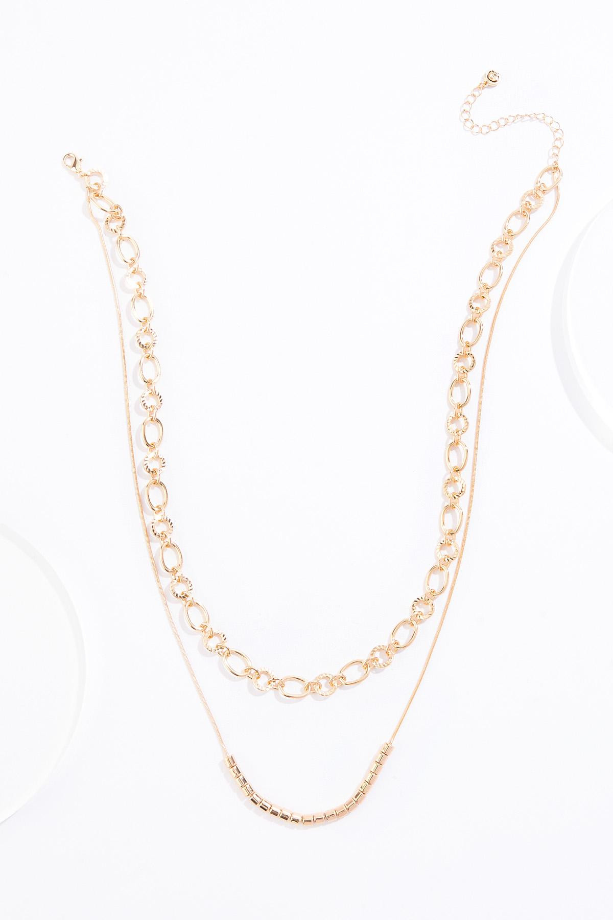 Chain Layered Necklace | Cato Fashions
