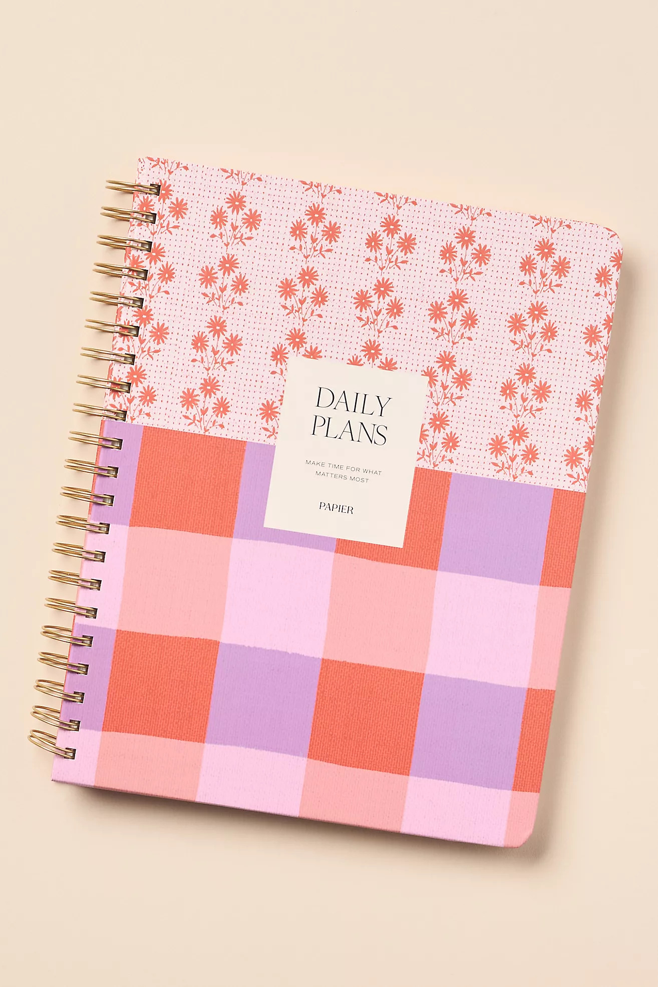 Papier Spiral Daily Softcover Planner | Anthropologie (US)