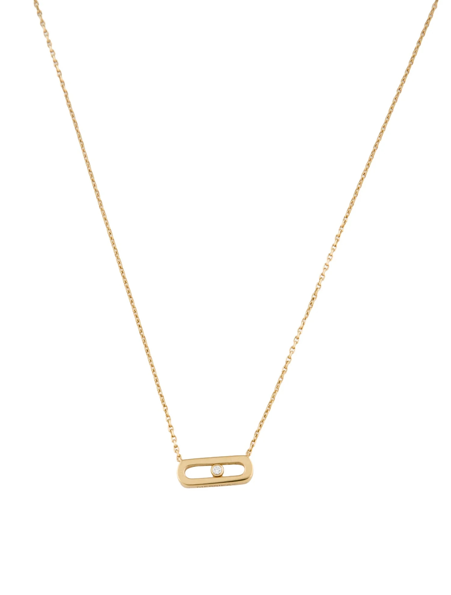Messika 18K Diamond Move Uno Pendant Necklace, 18 | The RealReal