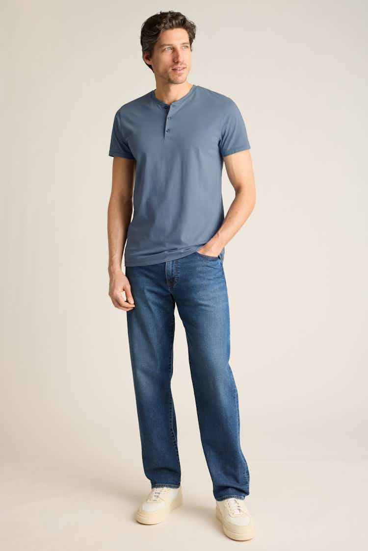 Pima Performance Short Sleeve Henley | Bonobos (US)