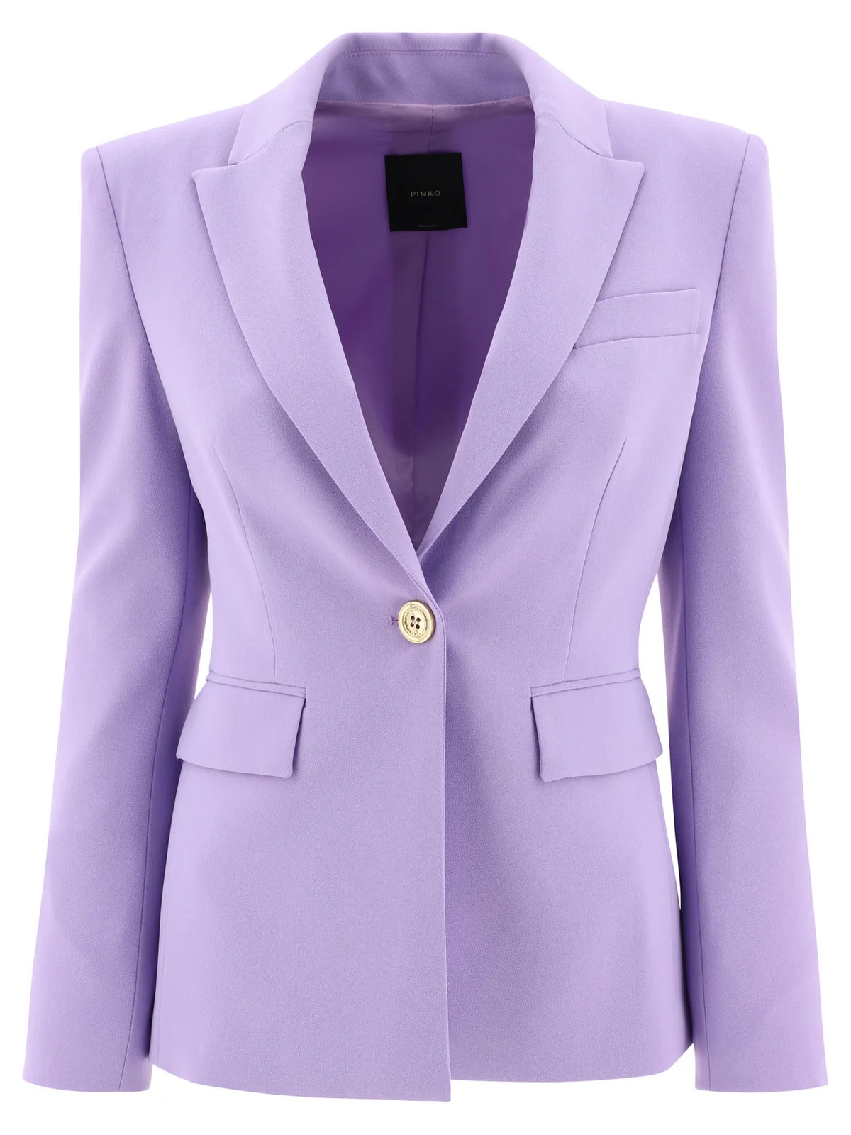 Pinko V-Neck Single-Breasted Jacket | Cettire Global