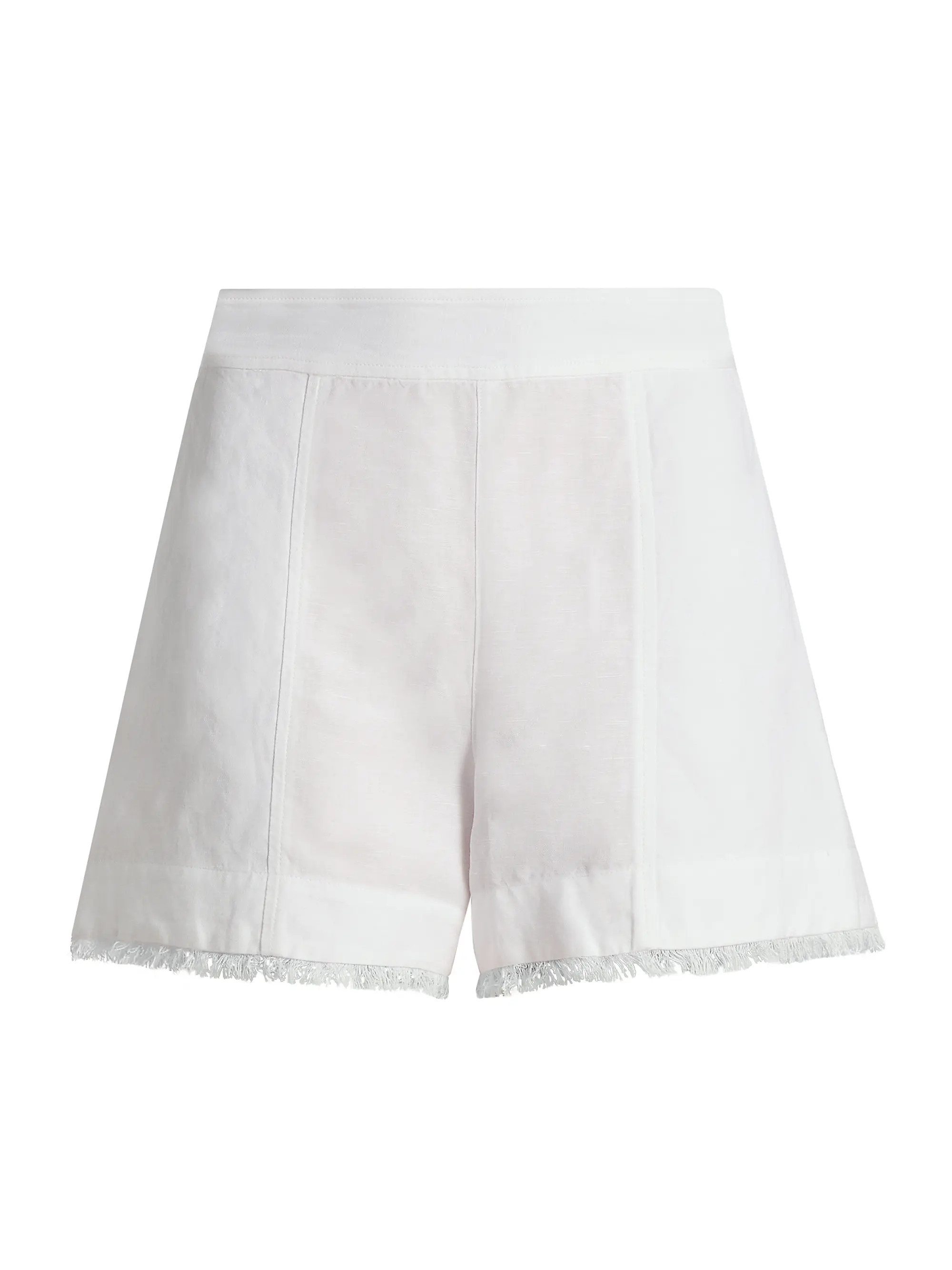 SIMKHAI Dax Linen-Blend Shorts | Saks Fifth Avenue | Saks Fifth Avenue