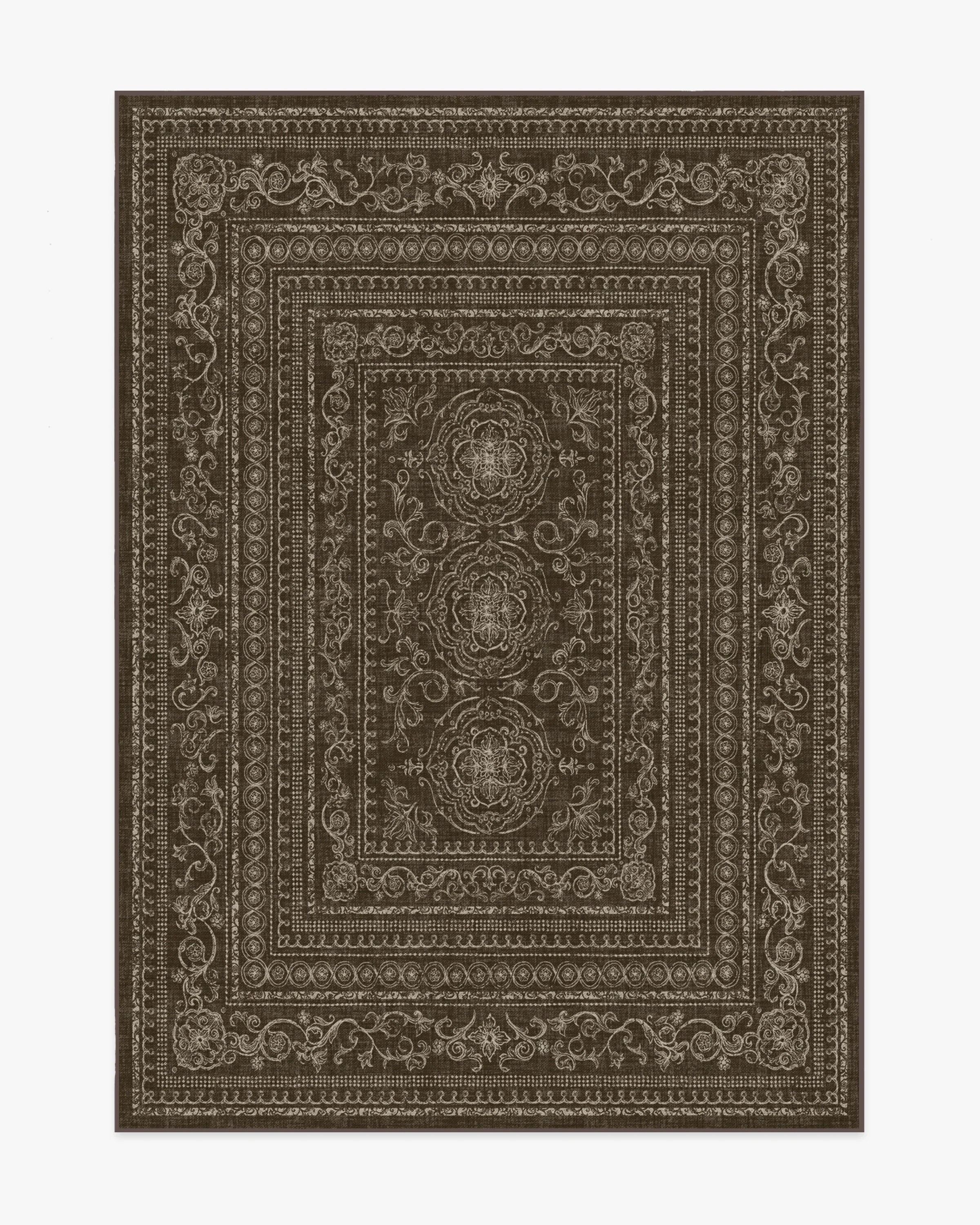 Gisele Dark Wood Rug | Ruggable