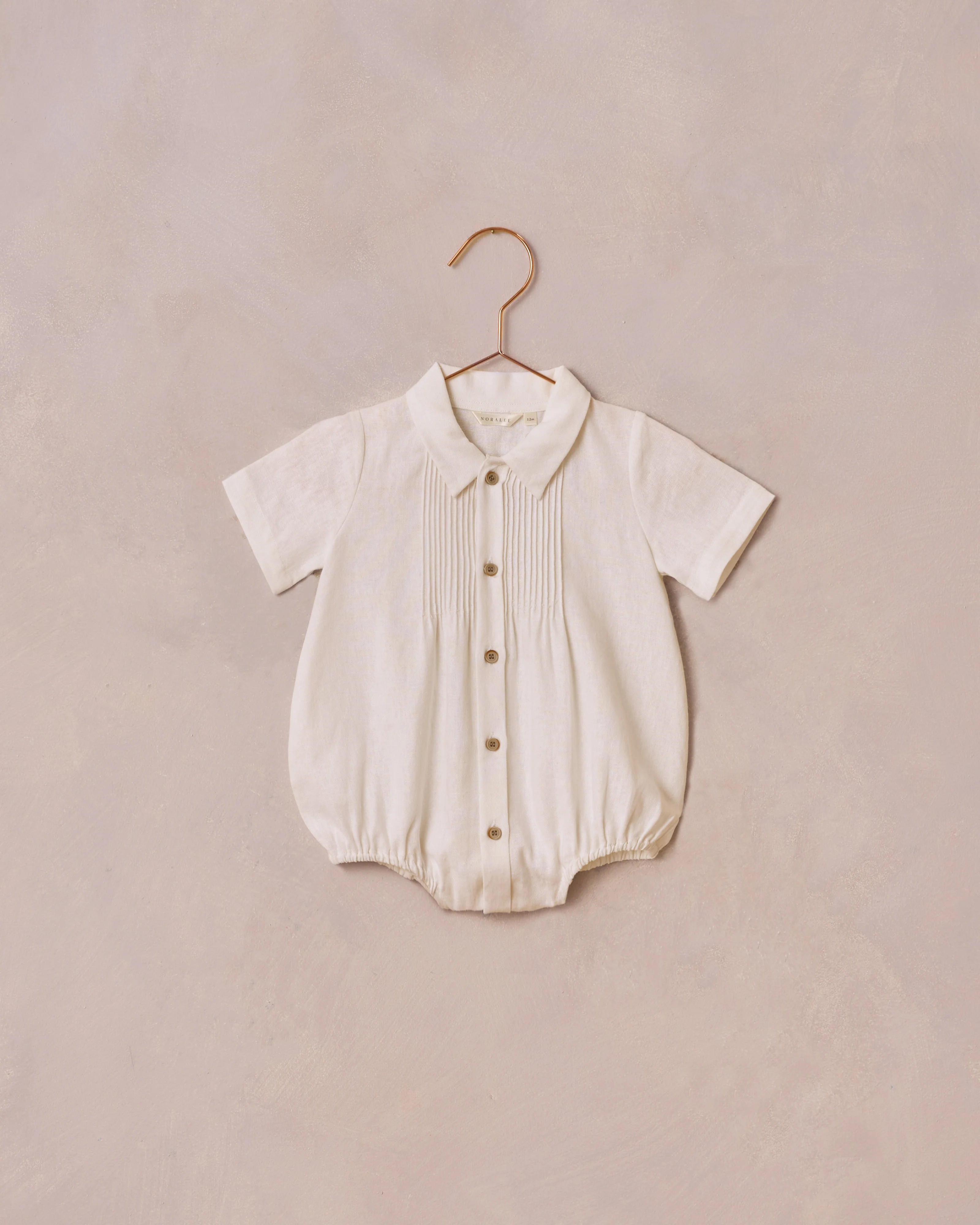 Henry Romper | Ivory | Rylee + Cru