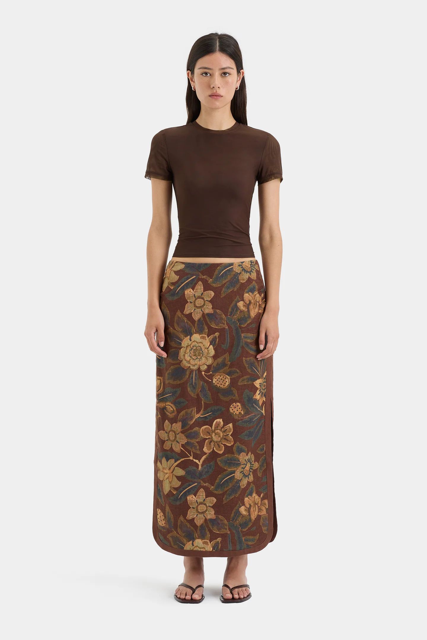 Jerry Midi Skirt | Sir The Label (US)