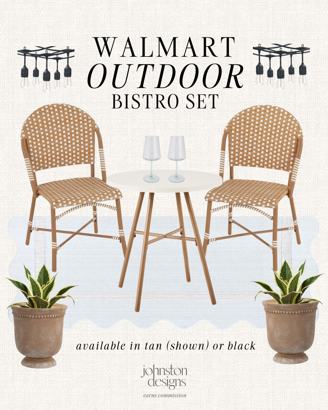 This chic Walmart outdoor bistro set gives a classic café patio look for less. ☕

Walmart bistro set, Walmart patio furniture, outdoor bistro table set, small patio furniture, balcony patio set, French café patio chairs, woven outdoor chairs, Walmart outdoor decor, patio string lights, outdoor patio rug, Walmart patio finds, affordable patio furniture, backyard patio ideas, balcony furniture set. 

 #LTKSeasonal #LTKHome