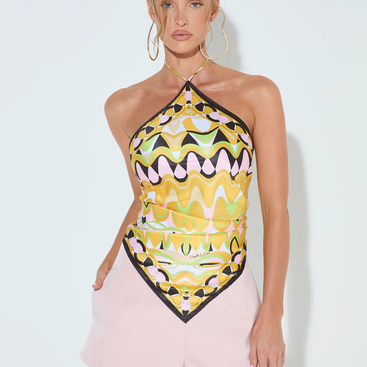 SUNDAZE Printed Bandana Top | Noughts and Kisses