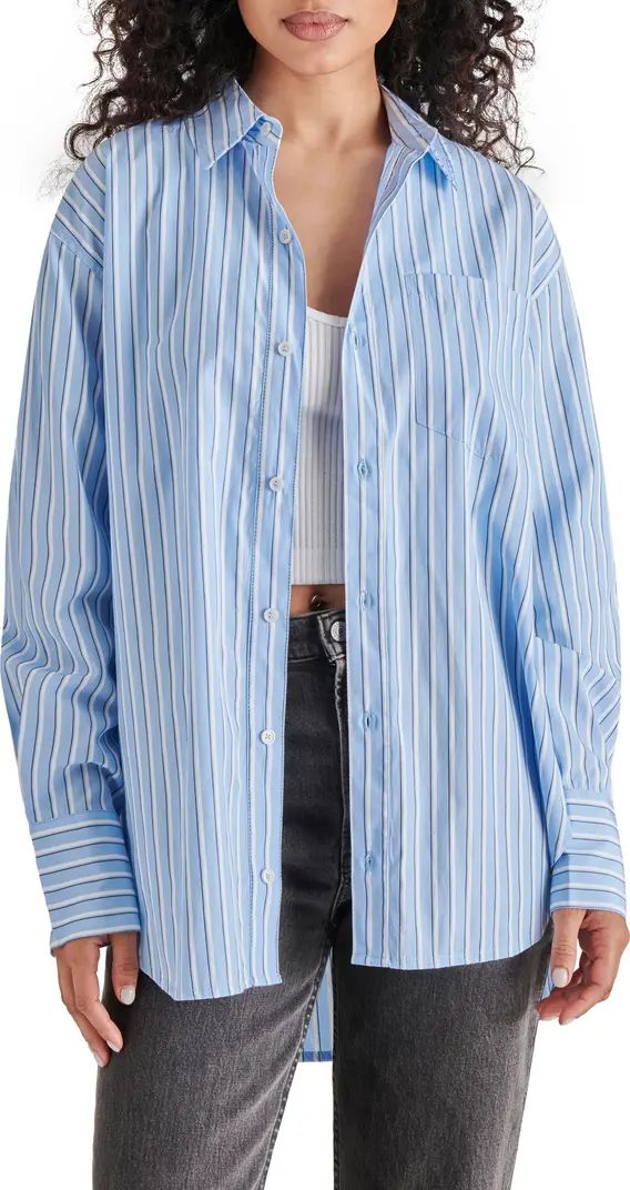 Steve Madden Stripe Button-Up Shirt | Nordstrom | Nordstrom