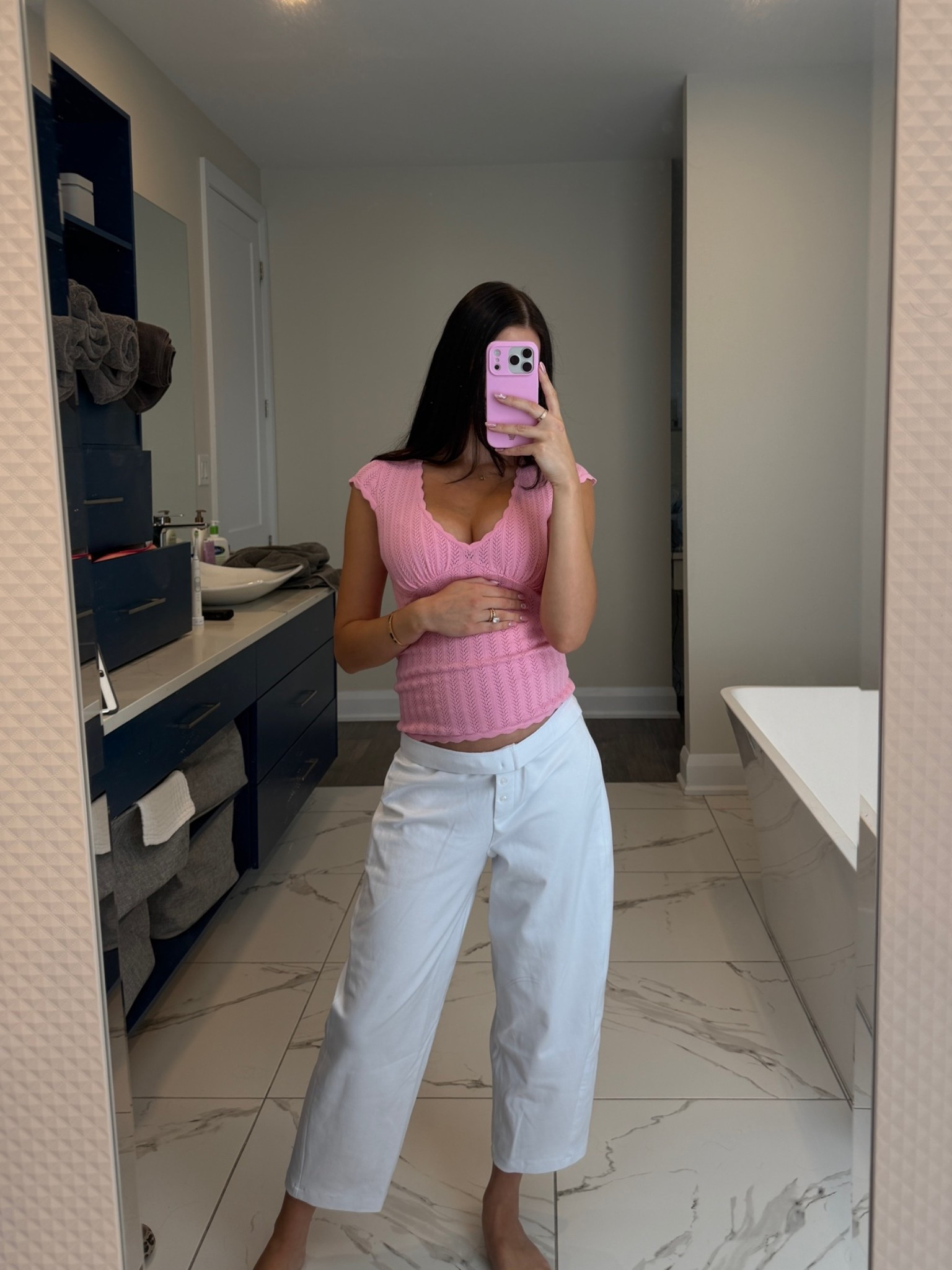 M top and S bottoms! Bump OOTD🩷

#LTKmaternity #LTKsale #LTKsummer
