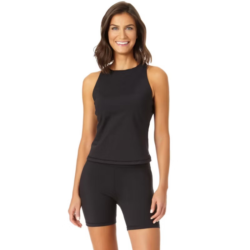 Anne Cole Active - Women's High Neck Racer Back Tank Top | Target