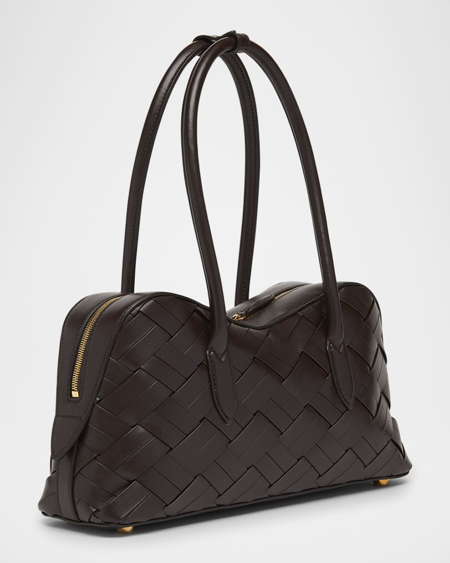 Ryder Large Shoulder Bag in Embossed Grainy Eco Mat | Neiman Marcus