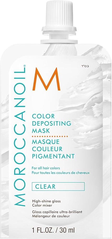 Moroccanoil High Shine Gloss Mask - Color Depositing Mask Clear | Amazon (US)
