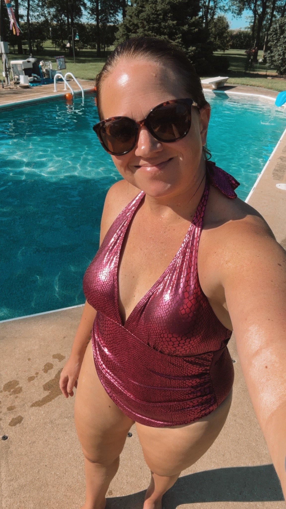 Shein swimsuit
Pink metallic swimsuit
One piece swimsuit

#LTKmomlife #LTKootd #LTKSwim