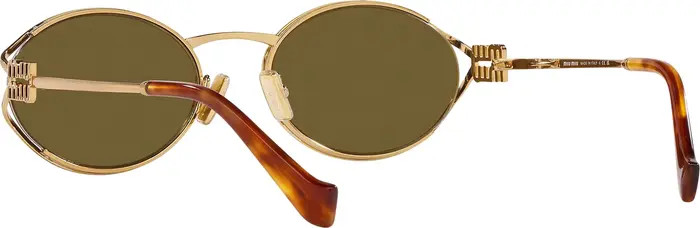 Miu Miu 54mm Oval Sunglasses | Nordstrom | Nordstrom