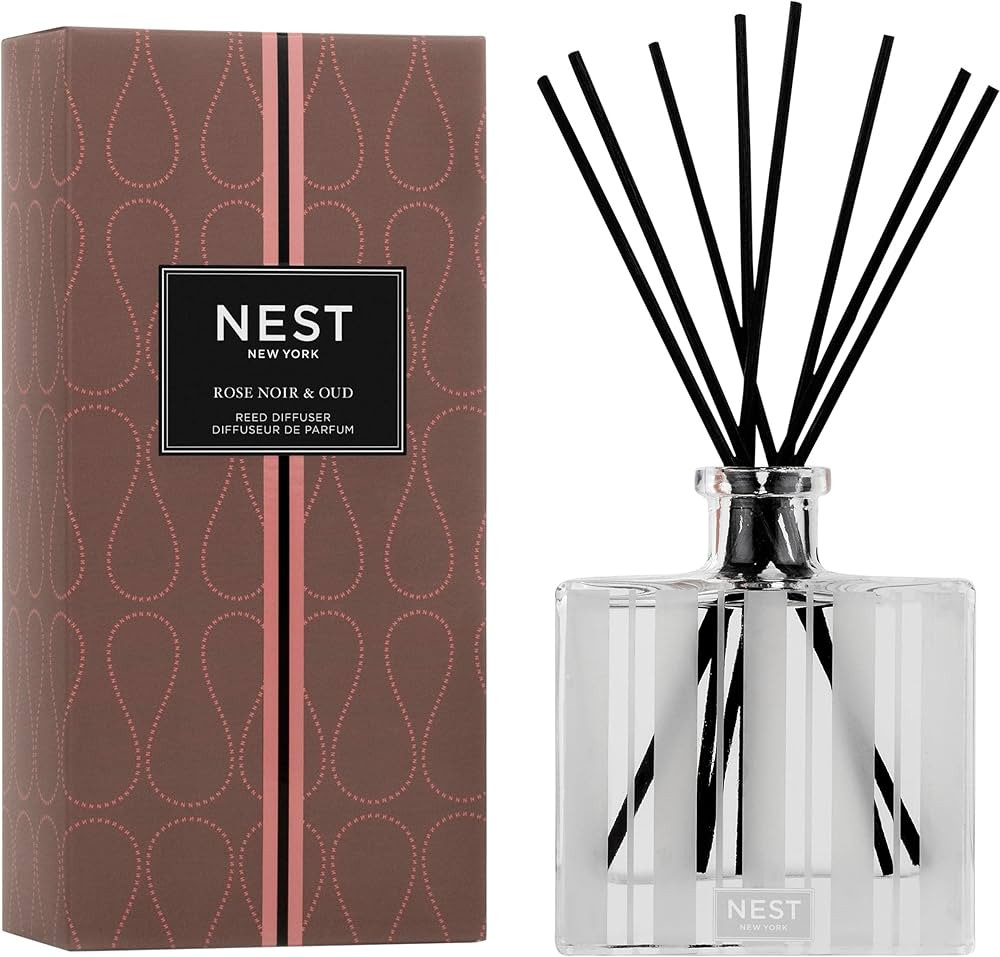 NEST Fragrances Rose Noir & Oud Reed Diffuser | Amazon (US)