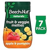 Beech-Nut Melties Fruit + Veggie Melts, Apple & Pumpkin, 1oz (7 Pack), Toddler & Baby Snacks | Amazon (US)