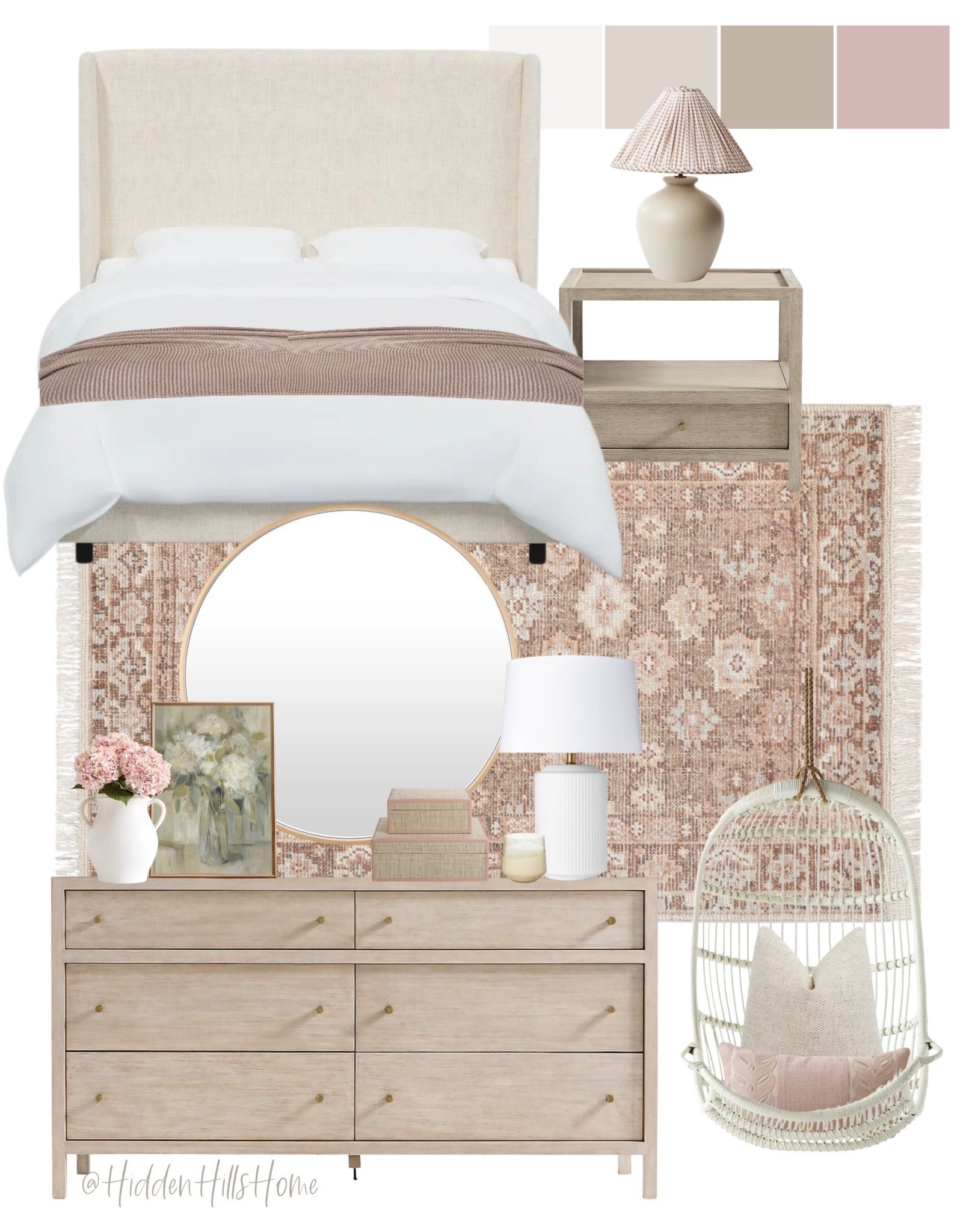 Girls bedroom decor ideas! Teen girls room mood board, home decor, girls bedroom inspiration, cute ideas for a girls bedroom, feminine bedroom, bedding, canopy bed #bed #girls

#LTKHome #LTKSaleAlert #LTKKids