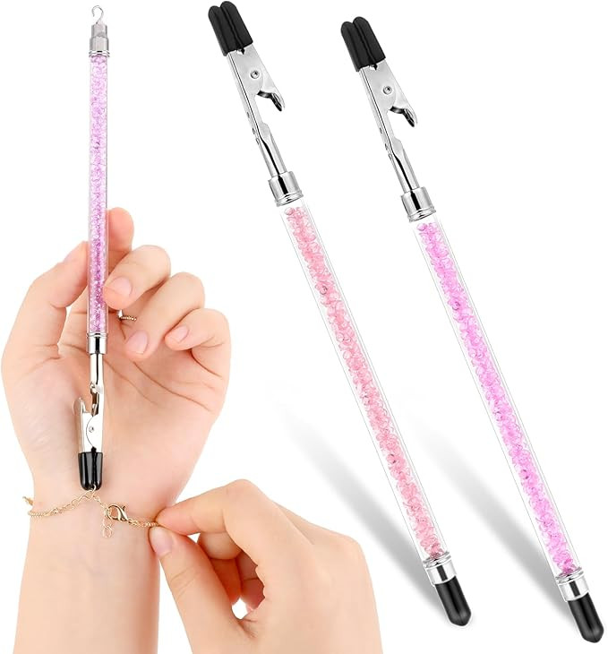 2 PCS Bracelet Fasteners Tool, Bracelet Clasps Helper Tool Jewelry Clasp Helper Bracelets Clips W... | Amazon (UK)
