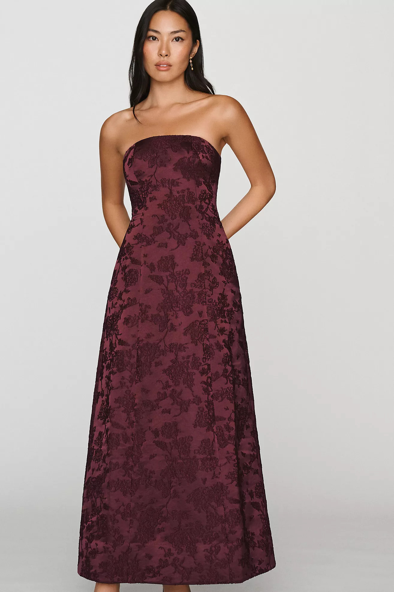 Mare Mare Piper Jacquard Maxi Dress | Anthropologie (US)