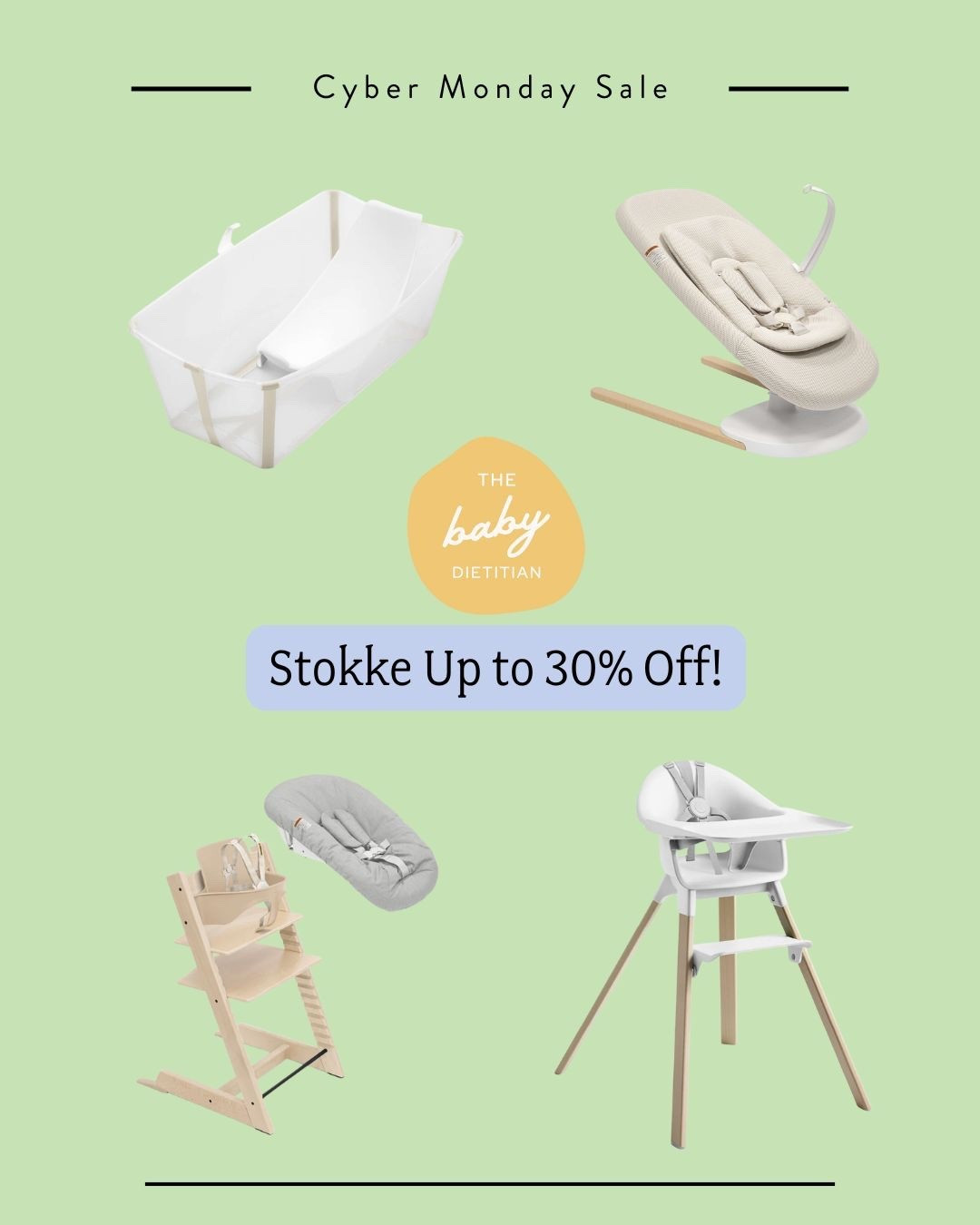 Stokke is offering up to 30% off on select items for Cyber Monday! 

#LTKCyberWeek #LTKKids #LTKBaby
