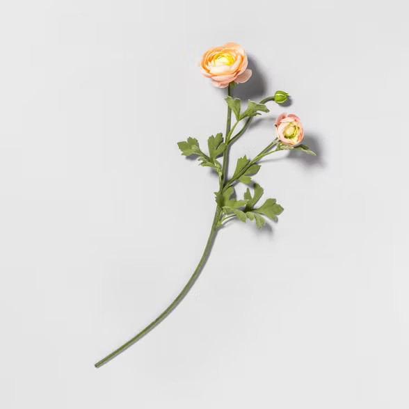 22" Faux Ranucculus Stem - Hearth & Hand™ with Magnolia | Target