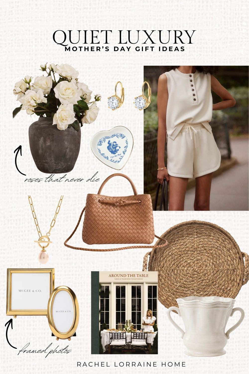 Some quiet luxury Mother’s Day gift ideas for mom. From elevated and comfortable sets to roses that never fade, gold jewelry, framed photos, beautiful vases, purses, and more—these are timeless pieces she can enjoy for years to come. Classic, thoughtful gifts that feel special and elevated without being overly trendy.

#LTKmomlife #LTKHome #LTKMothersDay