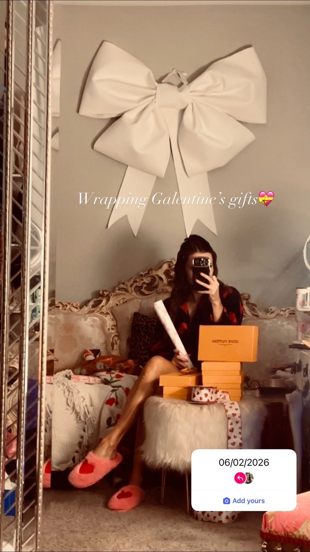 Wrapping Galentine’s gifts💝

#LTKValentine