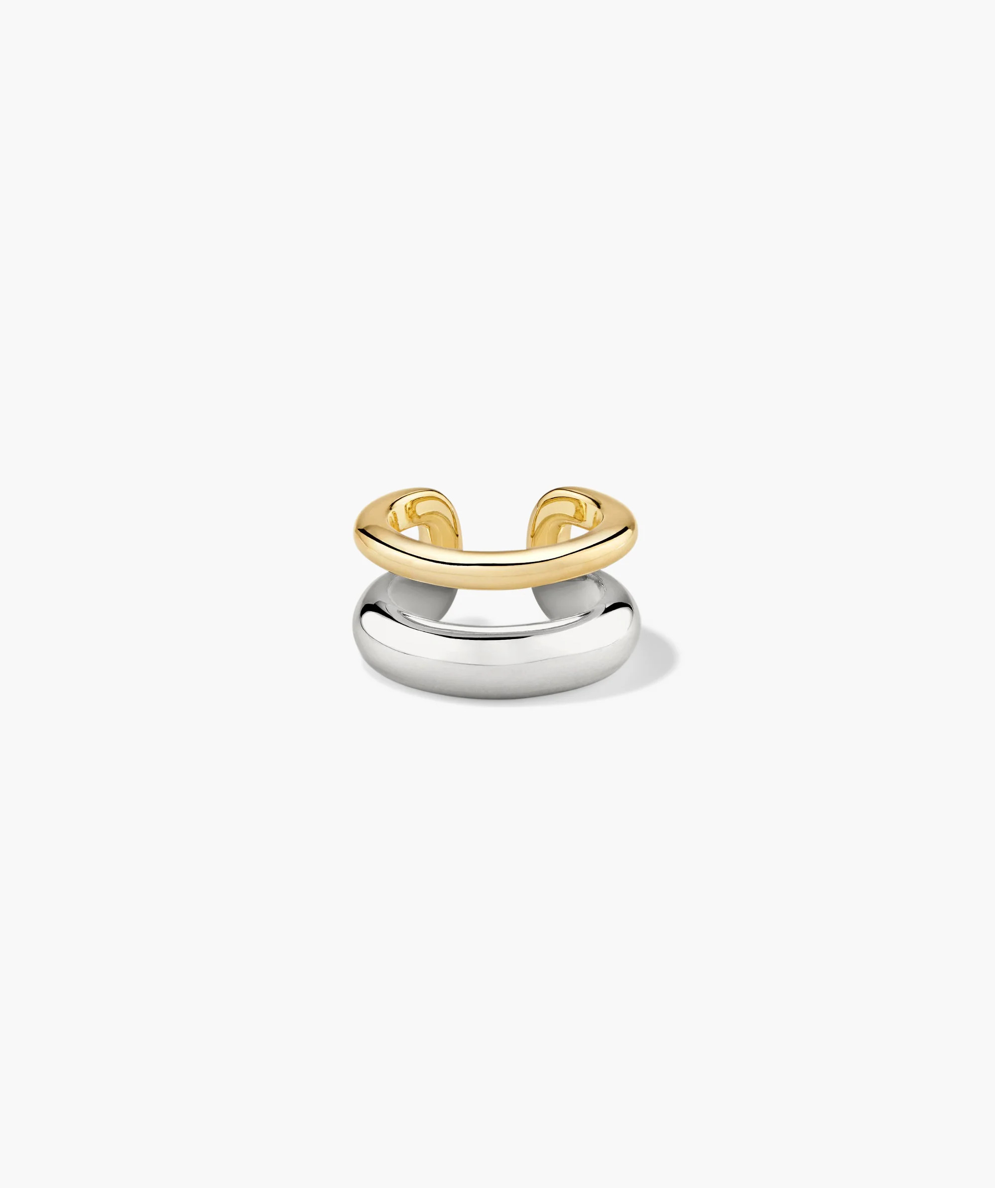 Duet Mixed Ear Cuff | Mejuri Fine Crew