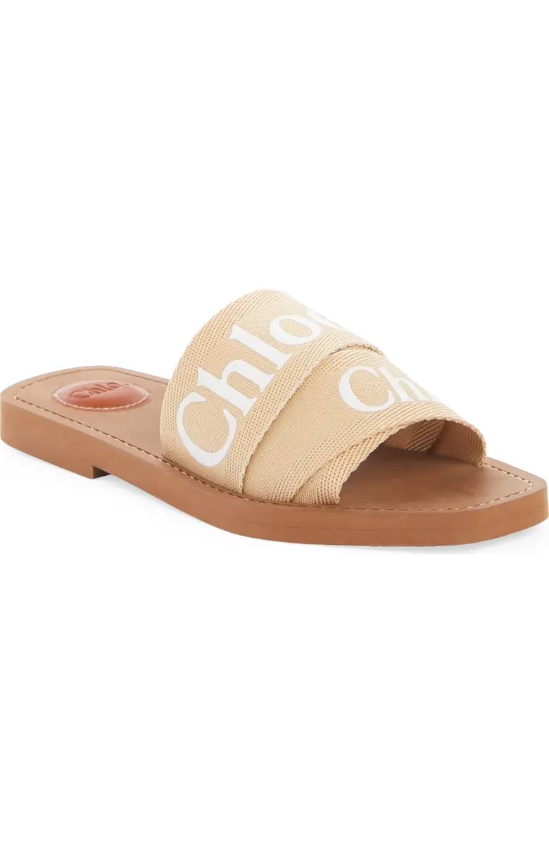 Logo Slide Sandal (Women) | Nordstrom