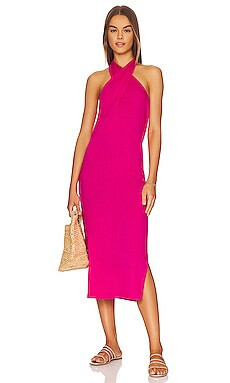 Michael Stars Hannah Dress in Magenta from Revolve.com | Revolve Clothing (Global)