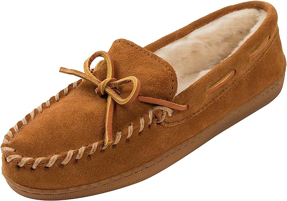 Minnetonka Men's Pile Lined Hardsole Slipper | Amazon (US)