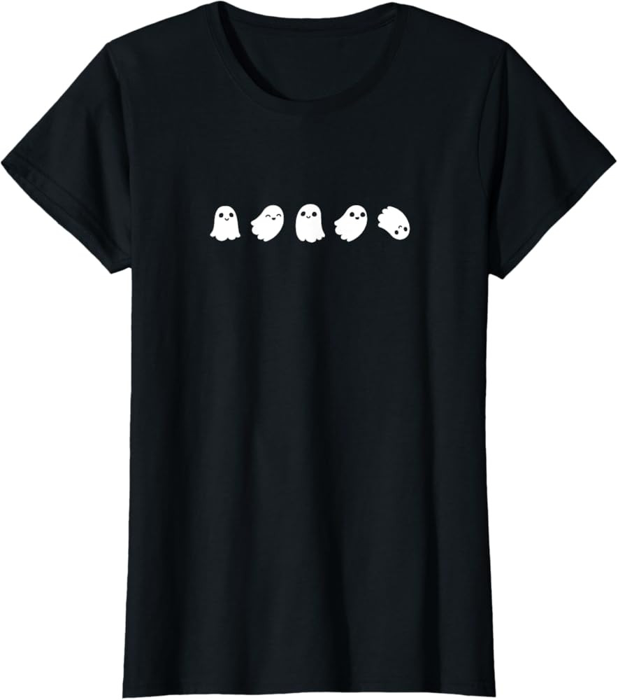 Cute Kawaii Halloween Ghosts T-Shirt | Amazon (US)