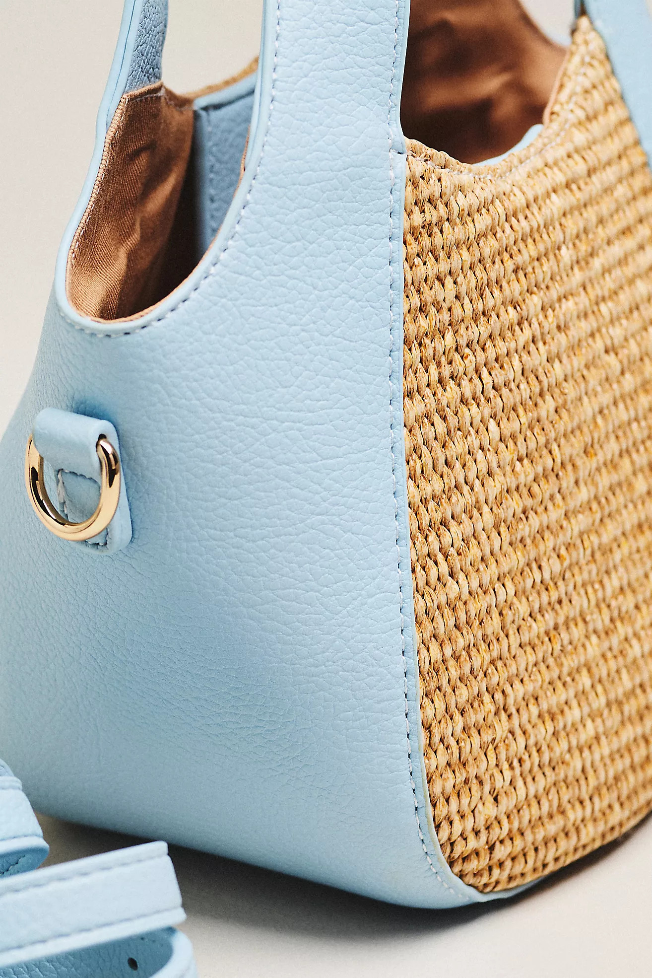 The Sonia Mini Slouchy Tote Bag: Raffia Edition | Anthropologie (US)