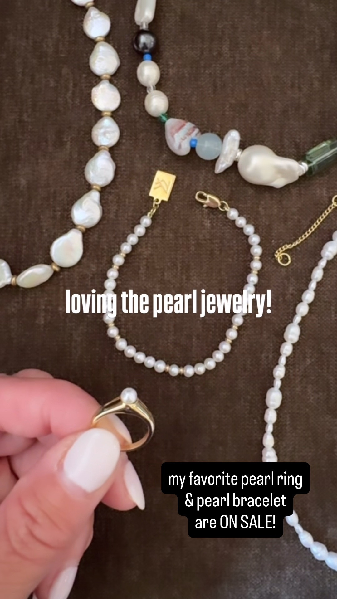 Miranda Frye sale: 20% off
Pearl jewelry. Pearl ring. Pearl bracelet.

#LTKSeasonal #LTKSaleAlert #LTKOver40