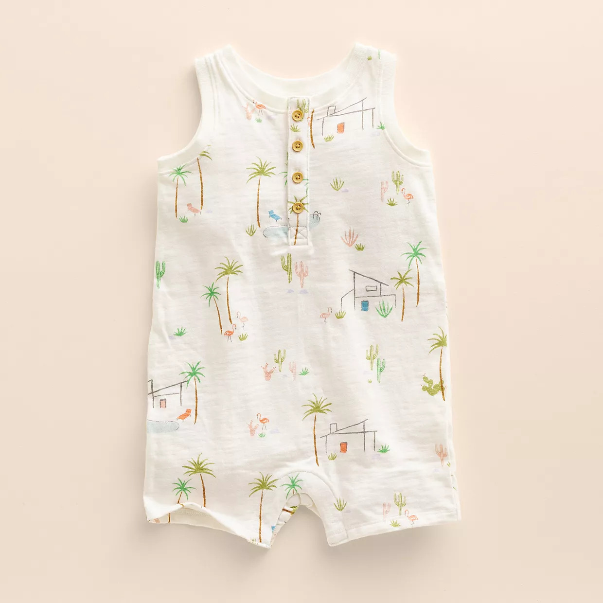 Baby Little Co. by Lauren Conrad Organic Henley Romper | Kohl's